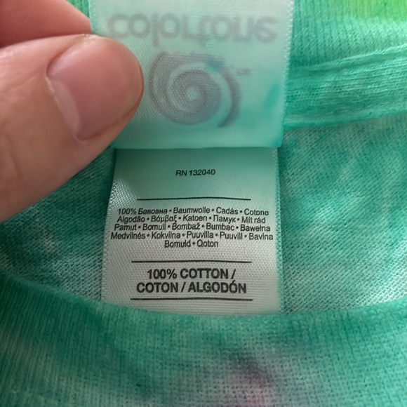 Neon Tie Dye My First Trip to Disney T-Shirt - Picture 7 of 8